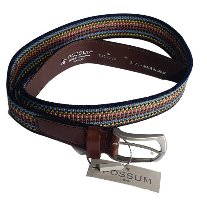 MULTICOLOUR BRAIDED BELT