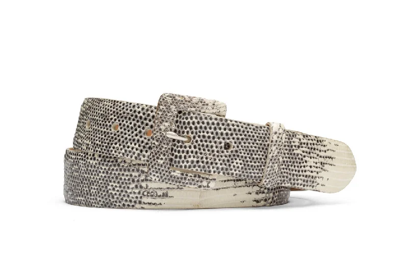 Lizard Belt with Covered Buckle