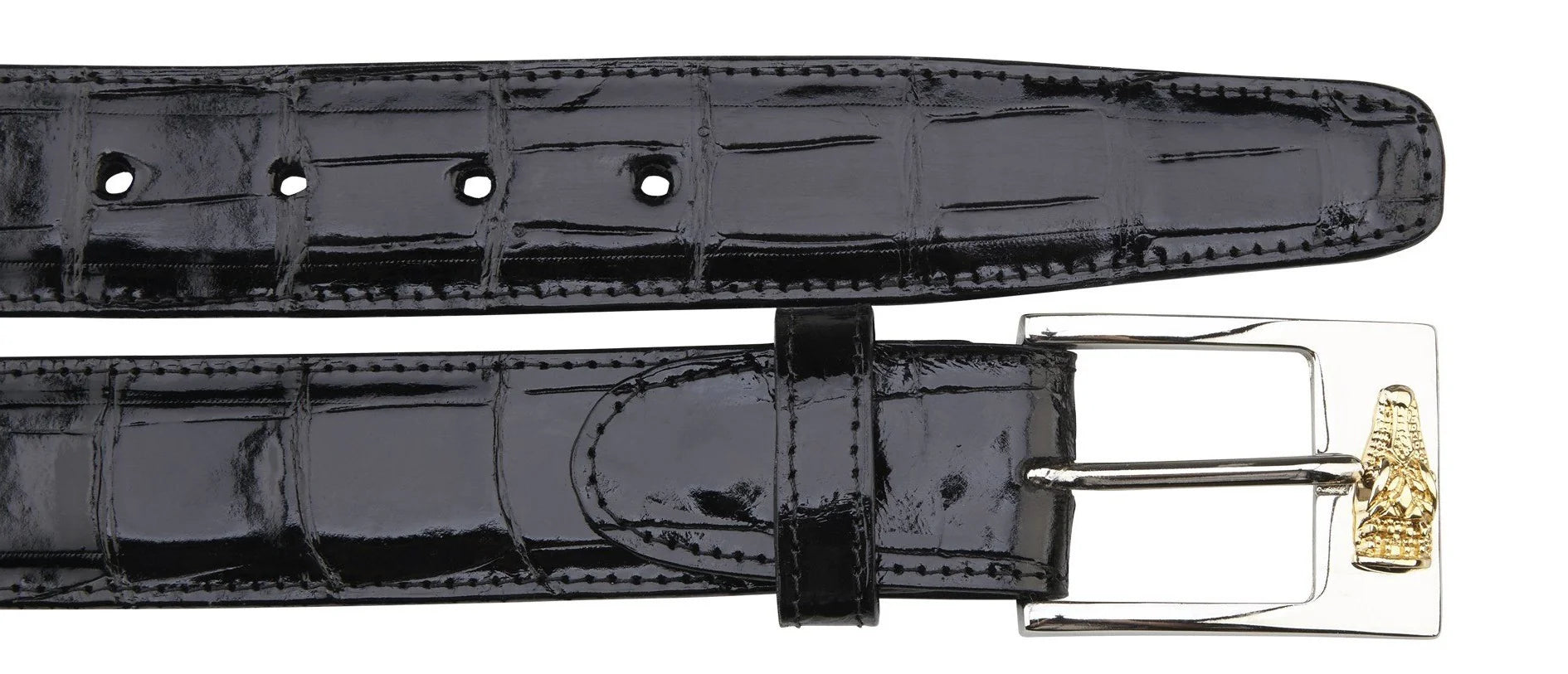 Belvedere Genuine American Alligator Belt