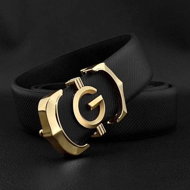 Black Golden buckle