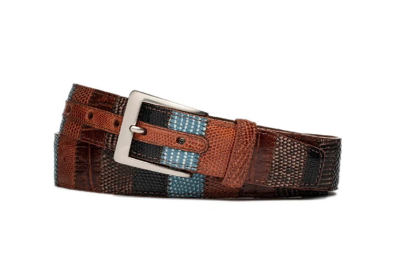 Alligator & Lizard Patchwork Belt