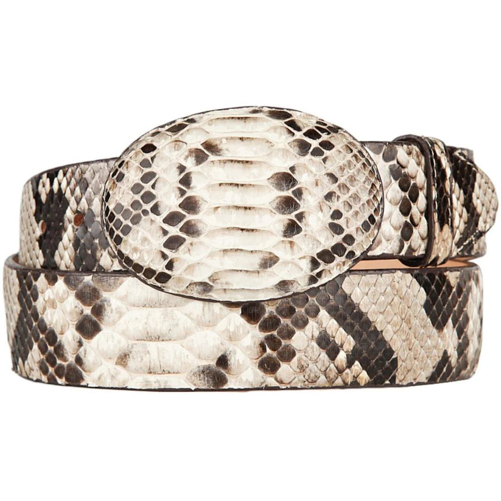 Los Altos C11U5749 Natural Genuine Python Cowboy Belt