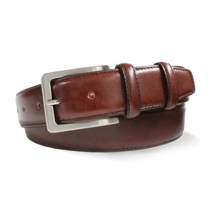 BROWN NUBUCK LEATHER BELT