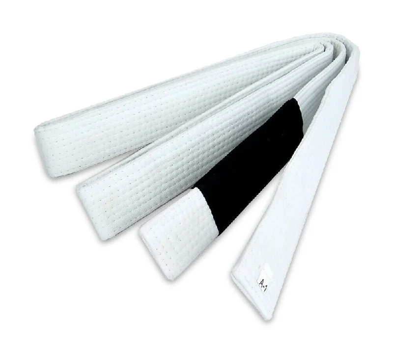 Wide Belt Yoga-Jiu Jitsu Belt, 1.5" Wide, White