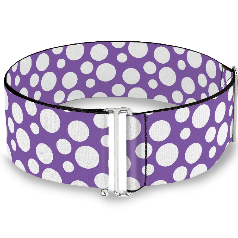 Womens Belts seed blend-Cinch Waist Belt - Minnie Mouse Multi Dots Purple/White