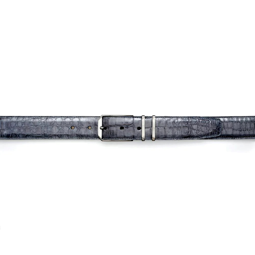 Mezlan AO11115 Crocodile Grey Belt