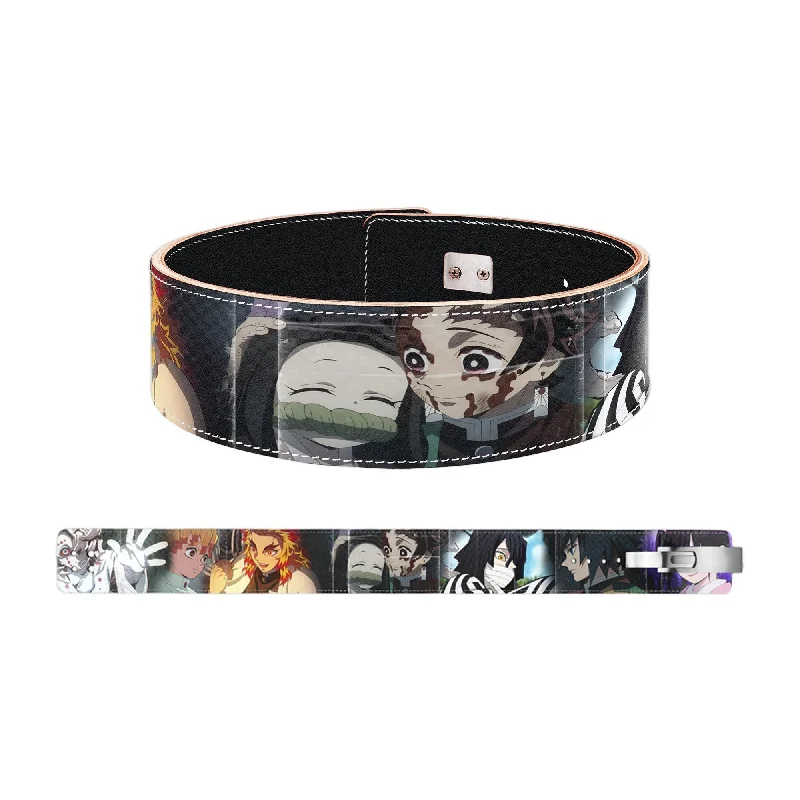 Demon Slayer Characters Custom Weightlifting Belt