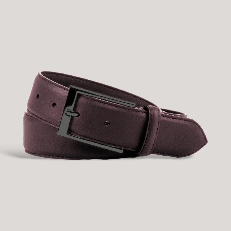 SOPHOS - Burgundy Vegan Belt - Graphite