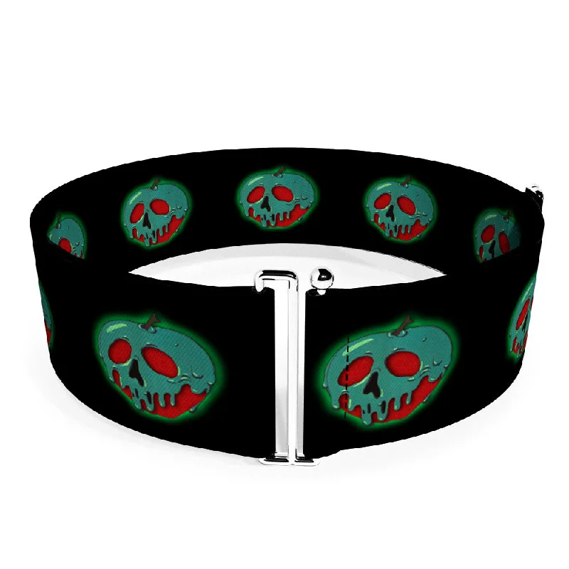 Womens Belts bit flair-Cinch Waist Belt - Snow White Poisoned Apple Black Green Red