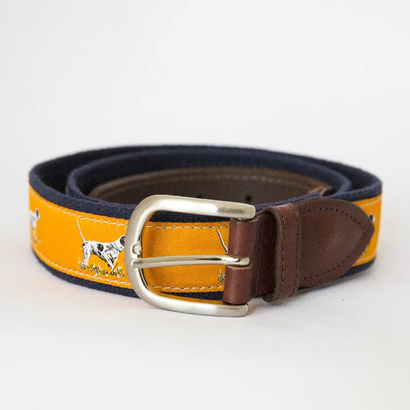 Leather Ribbon Belt - The Original Pointer