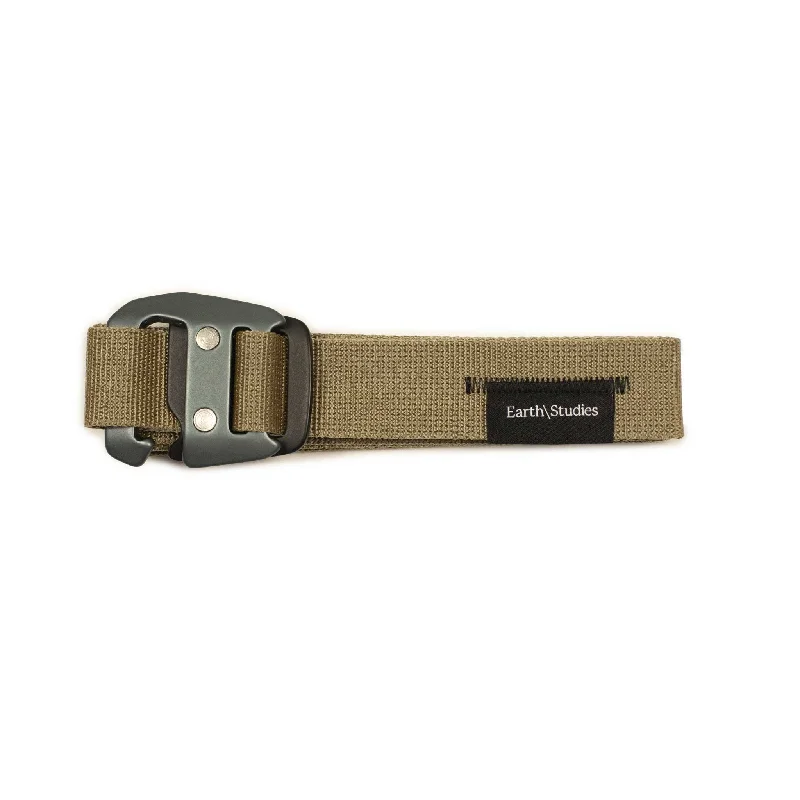 Webbing belt in tan nylon (restock)