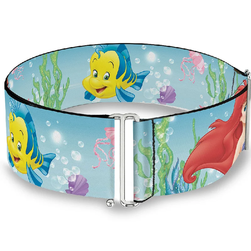 Womens Belts bud accent-Cinch Waist Belt - Ariel, Sebastian & Flounder Scene2