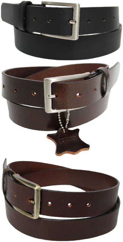 Hide & Chic Full Grain Leather Belt. Width 35mm. Style No 41012