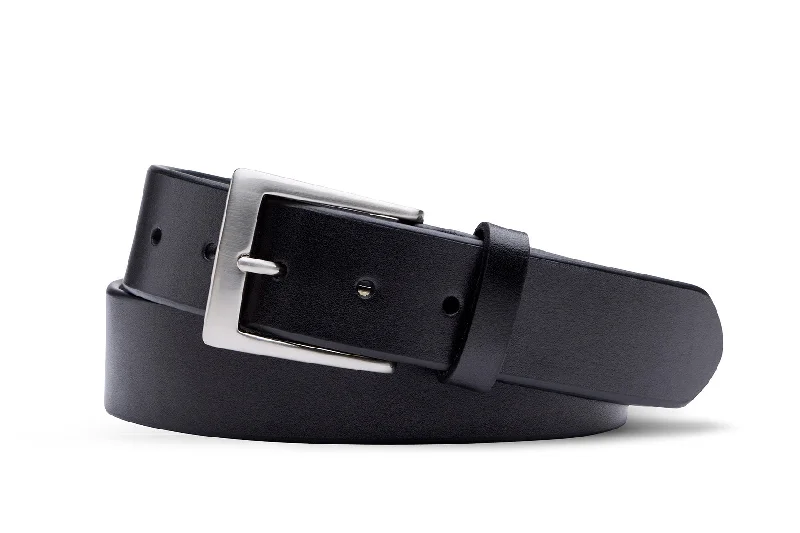 Venice Calf Belt with Brushed Nickel Buckle