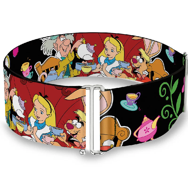 Womens Belts cord trim-Cinch Waist Belt - Alice's Encounters in Wonderland