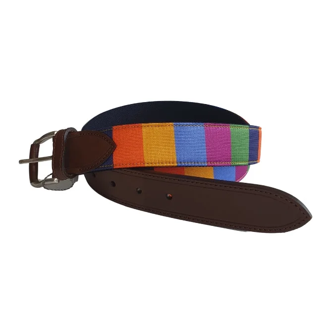 COLOURFUL STRIPED BELT