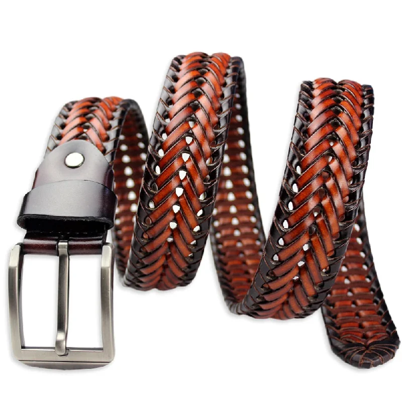 Mens Belts nickel-Men's Belts 4.0CM Width Luxury Leather