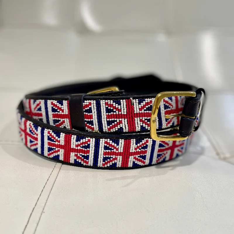 Wide Belt Fun-TKC - United Kingdom Flag Belt Wide Width