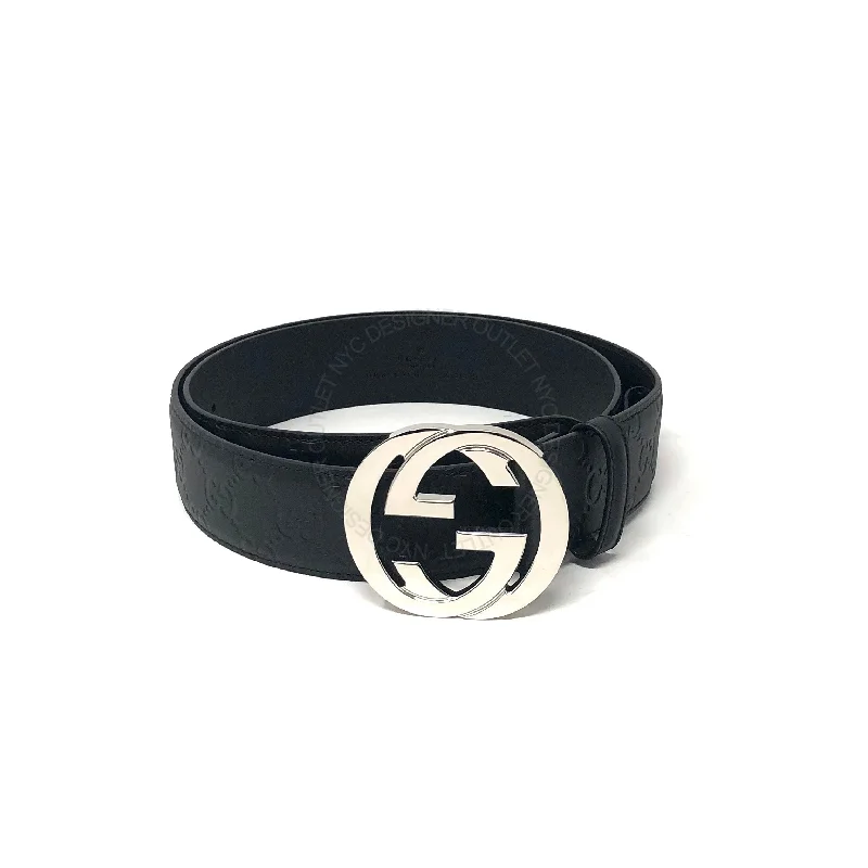 Mens Belts aged-Gucci Men's Logo Belt