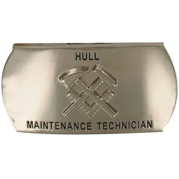 Black Leather Belt for judge-Navy Enlisted Specialty Belt Buckle: Hull Maintenance Technician: HT