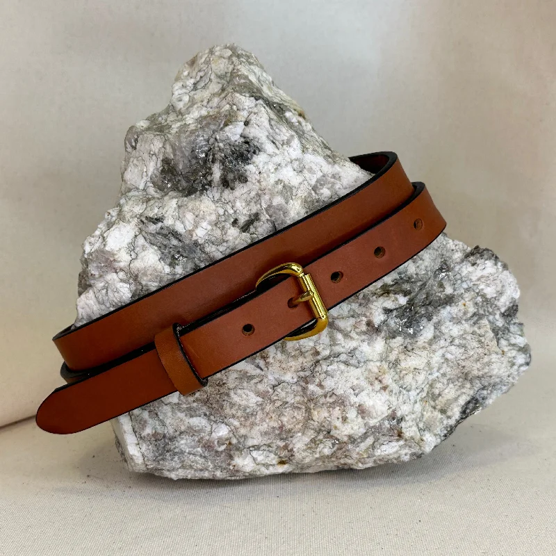 Handmade Chestnut Leather Belt