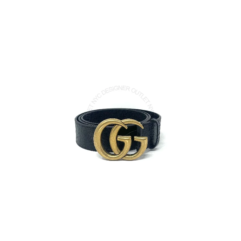 Mens Belts velcro-Gucci Men's Logo Belt