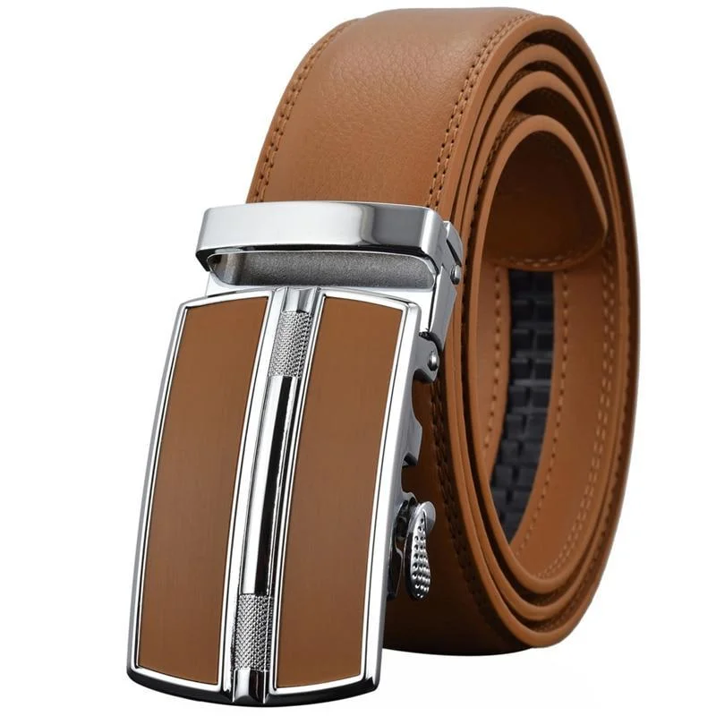 West Louis™ Luxury Brand High Quality Genuine Leather Strap Belt