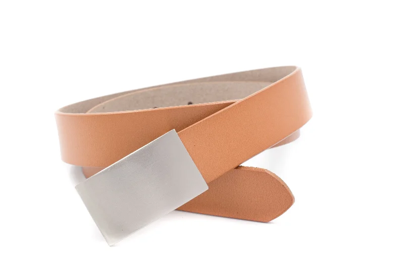 Baby / Boys Tan Flat Belt