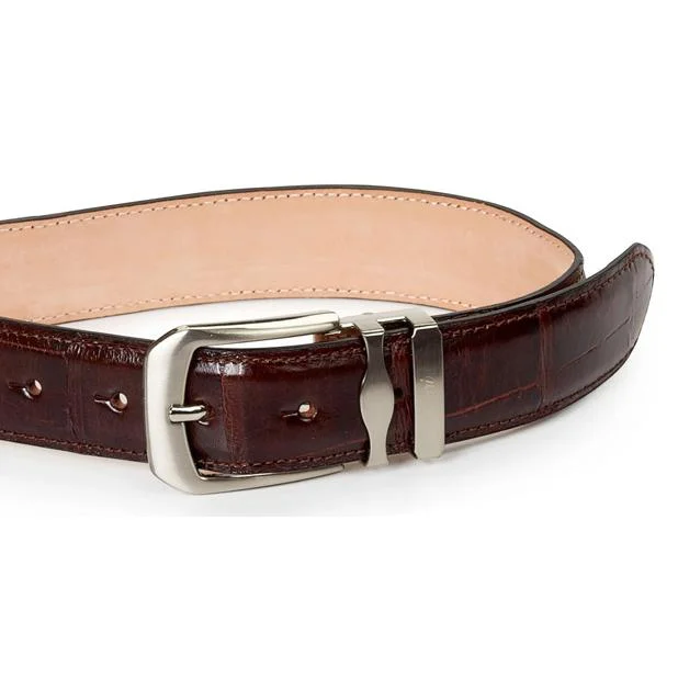 Mauri Sport Rust Genuine Body Alligator Belt