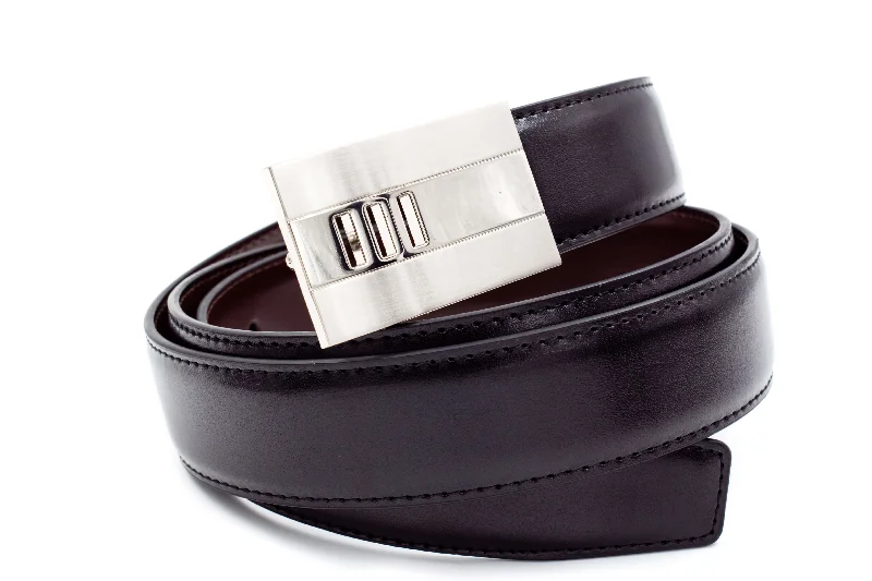 Mens Leather Belt - Flat Buckle 2.0