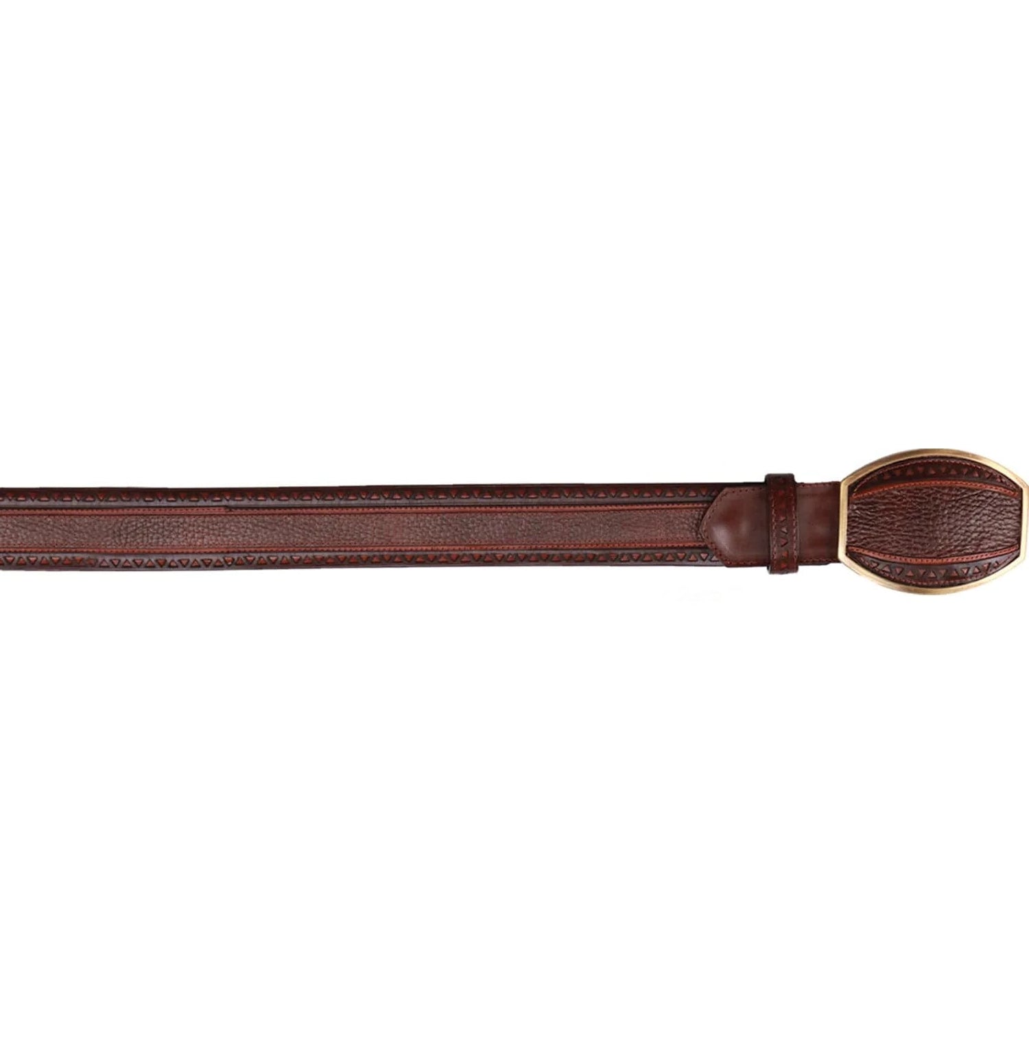 Los Altos C24U2707 Brown Genuine Leather Belt